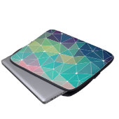 Muster farbige Inspiration Retro Niedlich Laptopschutzhülle (Vorne Knopf)