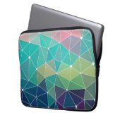 Muster farbige Inspiration Retro Niedlich Laptopschutzhülle (Vorderseite Links)