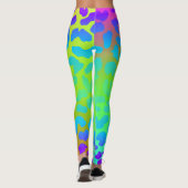 Muster farbige Inspiration Retro Niedlich Leggings (Rückseite)
