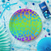Muster farbige Inspiration Retro Niedlich Pappteller (Party)