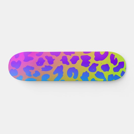 Muster farbige Inspiration Retro Niedlich Skateboard (Horizontal)