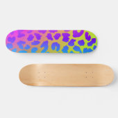 Muster farbige Inspiration Retro Niedlich Skateboard (Horizontal)
