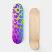 Muster farbige Inspiration Retro Niedlich Skateboard (Vorderseite)