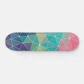 Muster farbige Inspiration Retro Niedlich Skateboard (Horizontal)
