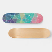 Muster farbige Inspiration Retro Niedlich Skateboard (Horizontal)
