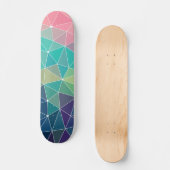 Muster farbige Inspiration Retro Niedlich Skateboard (Vorderseite)