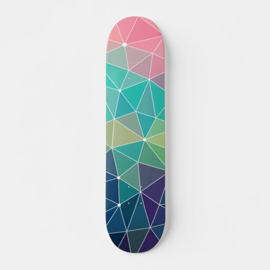 Muster farbige Inspiration Retro Niedlich Skateboard (Vorne)