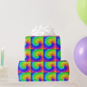 Muster farbige Inspiration Retro Sommer Geschenkpapier