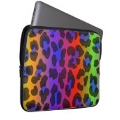 Muster farbige Inspiration Retro Tiger Laptopschutzhülle (Vorne Rechts)