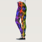 Muster farbige Inspiration Retro Tiger Leggings (Links)