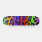 Muster farbige Inspiration Retro Tiger Skateboard (Horizontal)