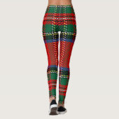 Muster Farbvolle Mode Geometrie Vintag Leggings (Rückseite)