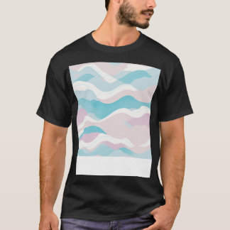 Muster flache Illustration Bright Isometric Pastel T-Shirt