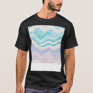 Muster flache Illustration Bright Isometric Pastel T-Shirt