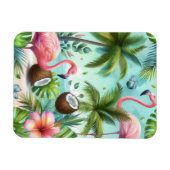 Muster Flamingos & Coconuts Magnet (Horizontal)