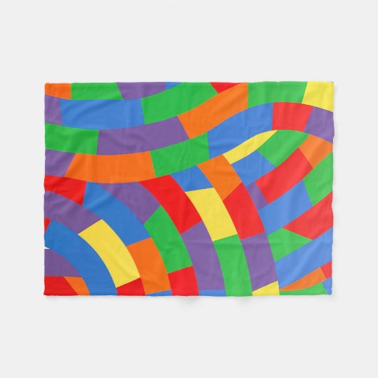 Muster Fleecedecke (Vorderseite (Horizontal))
