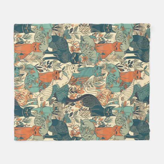 Muster Fleecedecke (Vorderseite (Horizontal))