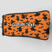 Muster fliegender Hexen Golf Headcover (Vorderseite)