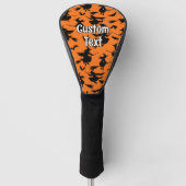 Muster fliegender Hexen Golf Headcover (Vorderseite)