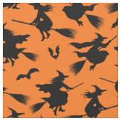 Muster fliegender Hexen Stoff (Nahaufnahme)