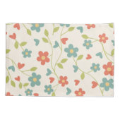 Muster Floral Pillow Case Kissenbezug (Rückseite)