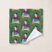Muster Frida Kahlos | MI Mexiko Lindo Badhandtuch Set (Waschlappen)