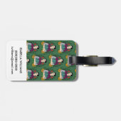 Muster Frida Kahlos | MI Mexiko Lindo Gepäckanhänger (Rückseite horizontal)