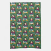 Muster Frida Kahlos | MI Mexiko Lindo Geschirrtuch (Vertikal)