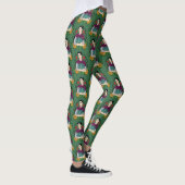 Muster Frida Kahlos | MI Mexiko Lindo Leggings (Rechts)