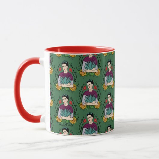 Muster Frida Kahlos | MI Mexiko Lindo Tasse (Links)