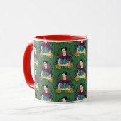 Muster Frida Kahlos | MI Mexiko Lindo Tasse (Vorderseite Links)