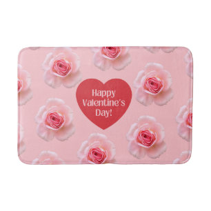 Muster Frohes Valentinstag 2023 Hintergrund Badematte
