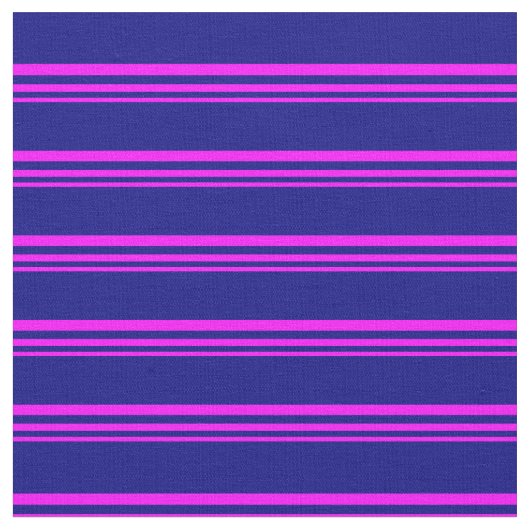 Muster Fuchsia und Blue Stripes Stoff (Nahaufnahme)