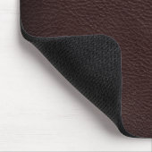Muster-Führungskraft-Gewohnheits-Monogramm Browns Mousepad (Ecke)