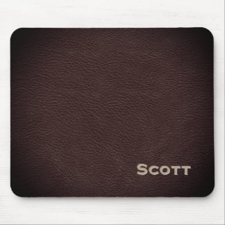 Muster-Führungskraft-Gewohnheits-Monogramm Browns Mousepad