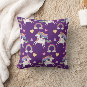Muster Funny Unicorn Magic Horn Niedlich Kissen