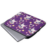 Muster Funny Unicorn Magic Horn Niedlich Laptopschutzhülle (Vorne Knopf)
