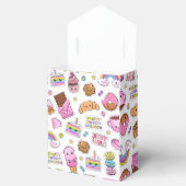 Muster Funny Unicorn Magic Rainbow Niedlich Geschenkschachtel (Geöffnet)