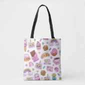 Muster Funny Unicorn Magic Rainbow Niedlich Tasche (Vorderseite)