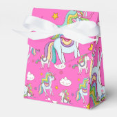 Muster Funny Unicorn Niedlich Geschenkschachtel (Vorderseite)