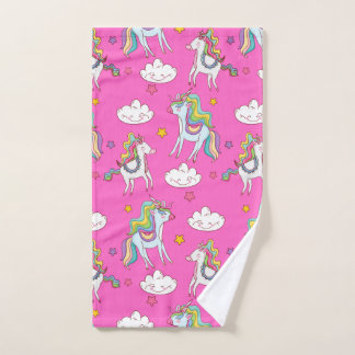 Muster Funny Unicorn Niedlich Handtuch