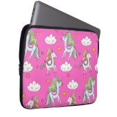 Muster Funny Unicorn Niedlich Laptopschutzhülle (Vorne Rechts)