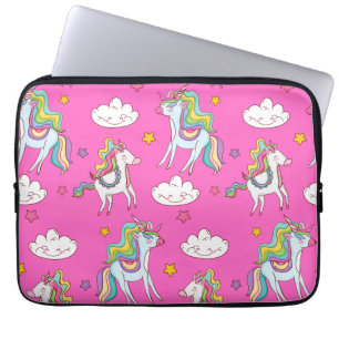 Muster Funny Unicorn Niedlich Laptopschutzhülle