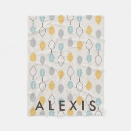 Muster für abspielbare Blätter mit Namen Fleecedecke