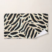 Muster für abstrakte Blätter Badhandtuch Set (Handtuch)