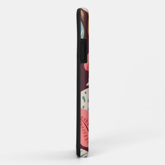 Muster für abstrakte Blätter Case-Mate iPhone Hülle (Hinten/Rechts)