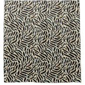 Muster für abstrakte Blätter Duschvorhang (Vorderseite)