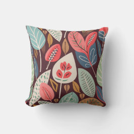 Muster für abstrakte Blätter Kissen