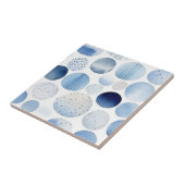 Muster für Abstrakte blaue Kreise Fliese (Seite)