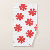 Muster für abstrakte Blume Badhandtuch Set (Handtuch)